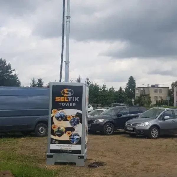 mobilna wieża monitoringu