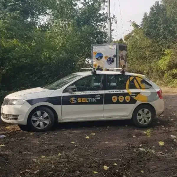 mobilna wieża monitorująca